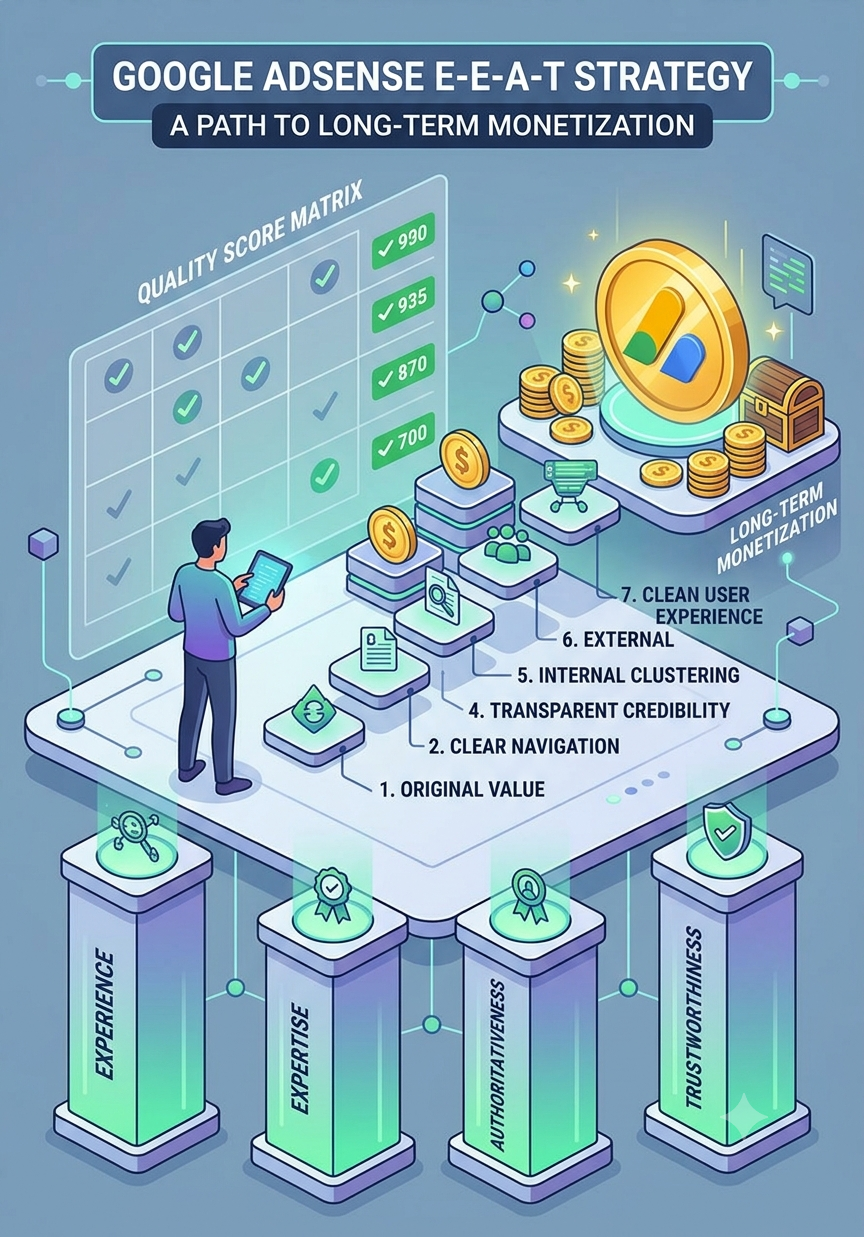 Google AdSense Strategy and E-E-A-T Quality Benchmarks for 2026